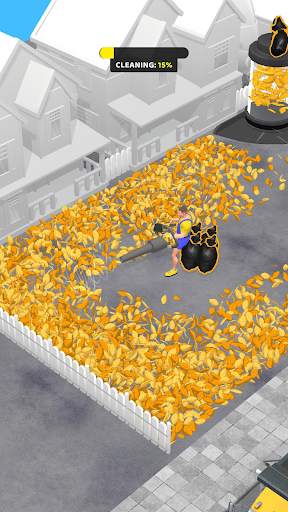 Leaf Blower—City Cleaning Game screenshot 3