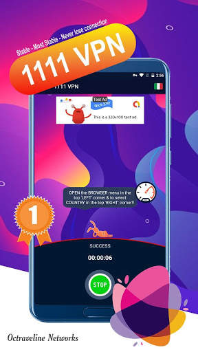 1111 VPN - A Fast, Unlimited, Free VPN Proxy screenshot 5