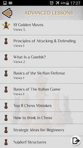 Chess Tutorials - Games screenshot 3