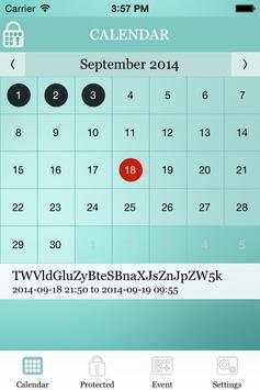 Private Calendar screenshot 3