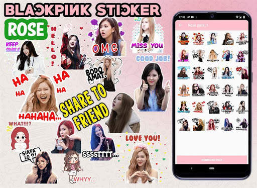 Stickers Blackpink 2020 Cute WAStickerApps screenshot 5