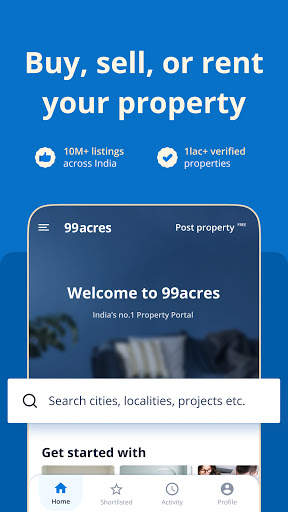 99acres Real Estate & Property screenshot 1