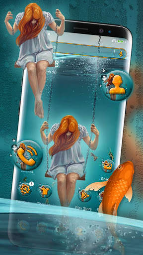Lonely Girl Launcher Theme screenshot 1