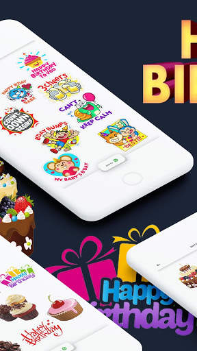 BirthDay Stickers for Whatsapp (WA-Sticker) screenshot 4
