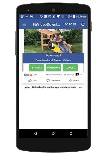 Video Downloader For FB screenshot 1