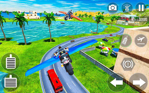 Flying Motorbike 3D Simulator screenshot 5