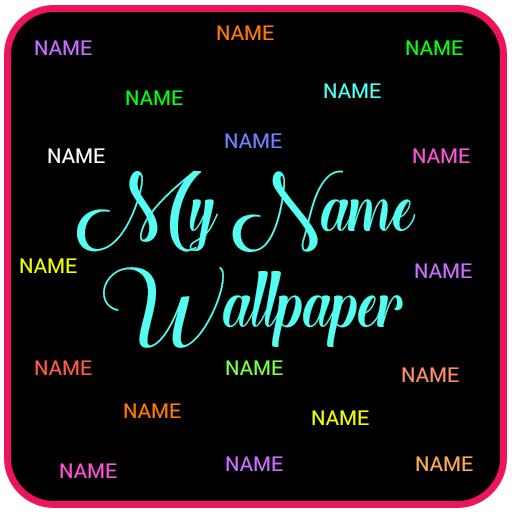 My name live wallpaper icon
