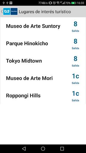 Navegador de Tokyo Metro para Turistas screenshot 4