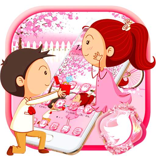 Pink Love Couple Theme 1.1.4