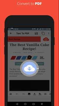 Notas - Text To PDF Converter 9 تصوير الشاشة