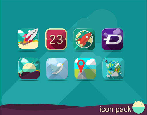 Destiny Nougat - icon pack Themes icon pack ios11 screenshot 6
