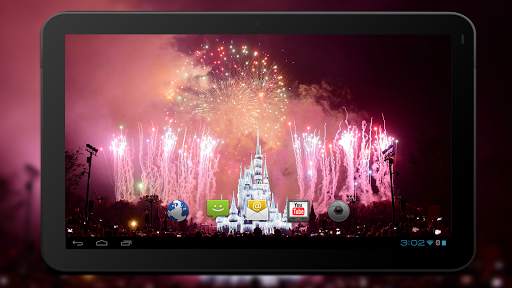 Magic Castle Fireworks Live Wallpapers screenshot 6