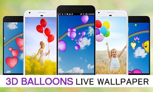 3D Balloons Live Wallpaper screenshot 1