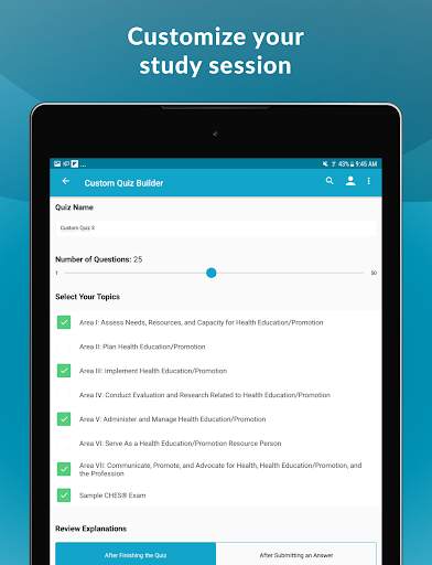 Certification Guide for Health Ed Specialist скриншот 8