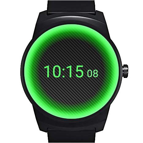 Carbon Neon Watch Face screenshot 4
