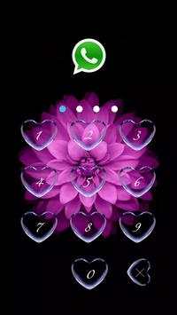 Green Applock Theme Flower screenshot 3