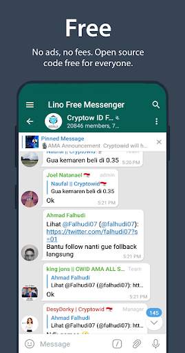 Lino Free Messenger screenshot 4