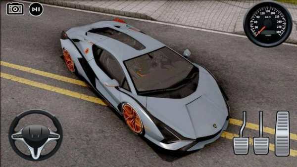 Driving Lamborghini Sian New Drift Simulator screenshot 2