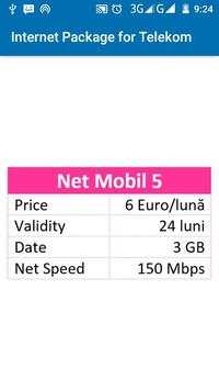 Internet Package for Telekom screenshot 3