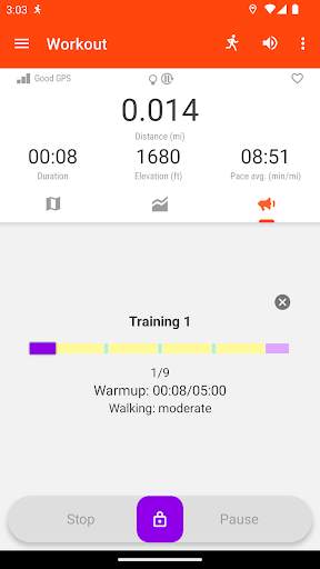 GPS Running Cycling & Fitness screenshot 3