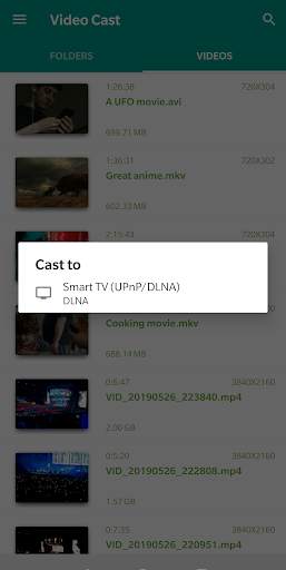 Video Cast to TV/Chromecast/DLNA/Roku/PS4/Xbox/  screenshot 2