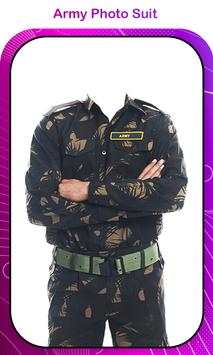 Man Army Suit Photo Editor 1 تصوير الشاشة