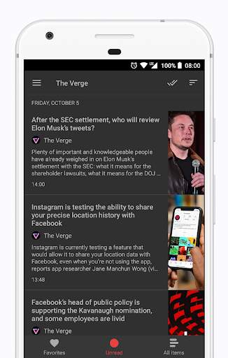 Readably - RSS | Feedbin, Inoreader and Fever API screenshot 2