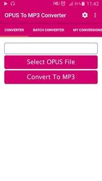 Super Converter : OPUS To MP3 screenshot 1