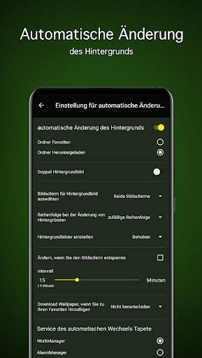 Grüne Hintergrundbilder 4K screenshot 5