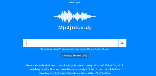 Free video and music search with Mp3juice Dj screenshot 1