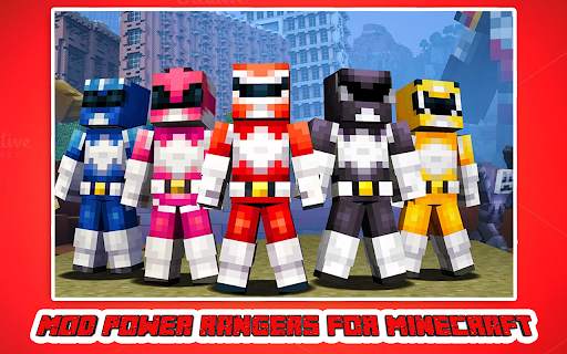 Mod Power Rangers for Minecraft 2021 screenshot 1