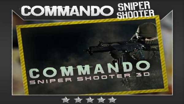 Komando Sniper Shooter 3D screenshot 1