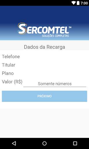Recarga Pré-Pago Sercomtel screenshot 7