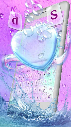 Heart Water Drop Keyboard screenshot 1