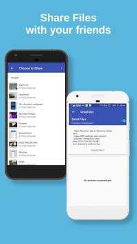 Remote File Transfer Download Status - UniqFiles 4 تصوير الشاشة