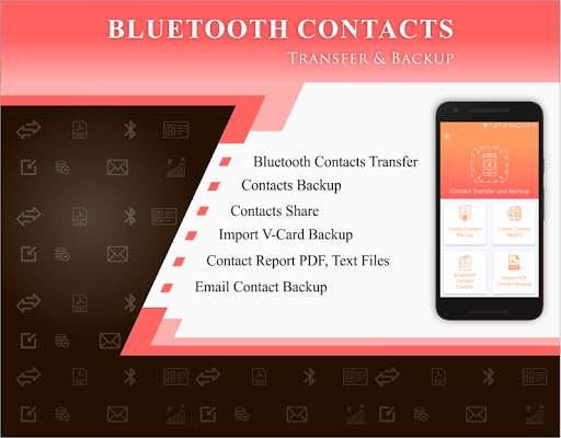 Bluetooth contact transfer & Contacts Backup 1 تصوير الشاشة