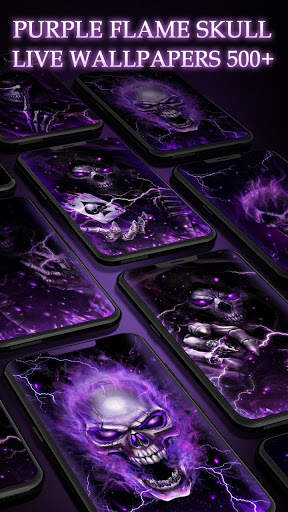 3D Flaming Skull Theme Launcher screenshot 3