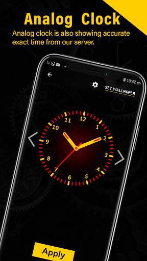 Super Night Clock Live Wallpaper screenshot 1