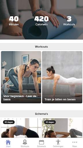 Pilates Oefeningen voor Thuis screenshot 1
