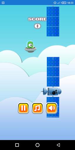 flappy alien game screenshot 5