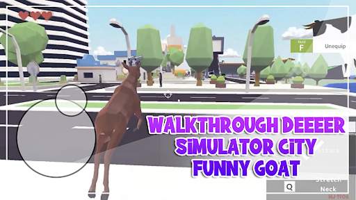Walkthrough Deeeer Simulator City Funny Goat 2021 screenshot 1
