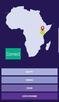 Africa Countries Map Quiz screenshot 3