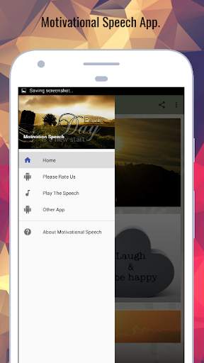 Motivational Speech App 3 تصوير الشاشة