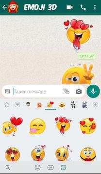 😍 New Emojis 3D Stickers for Whatsapp 2020 screenshot 2