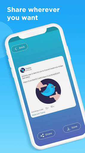 Twimy - twitter tweet to image screenshot 6