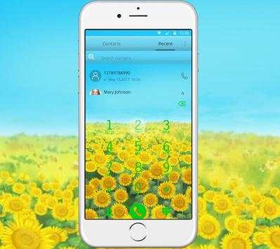 Green Sunshine Sunflower Theme screenshot 4