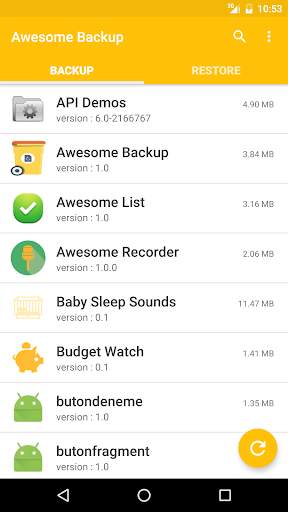 Awesome Backup: App Backup screenshot 1