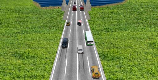 Carreras de coches de tráfico screenshot 4