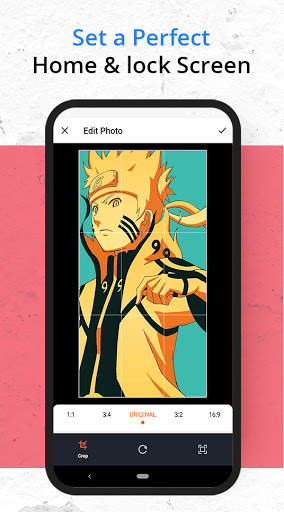 ☢️ Ninja Anime Konoha  Wallpaper HD Offline screenshot 5