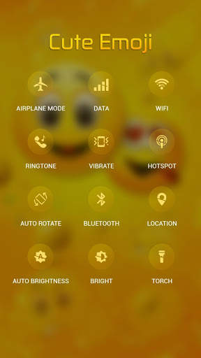 Funny Emoji APUS Launcher theme स्क्रीनशॉट 3